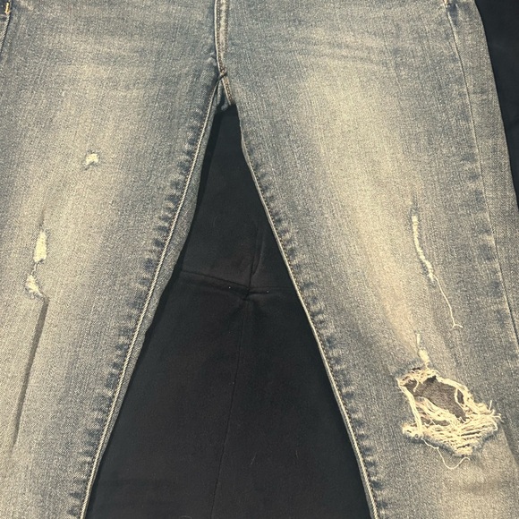 eunina Denim - Eunina Faded Blue Ripped Skinny Jeans